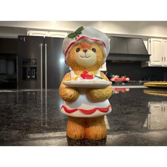 Enesco Imports Christmas Teddy Bear Figurines - Santa & Chef Bear Set - Picture 8 of 10